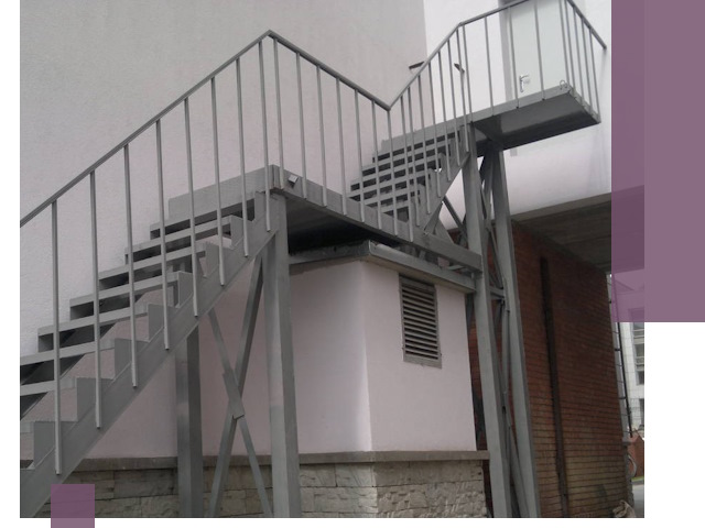 Монтаж пожарных лестниц под ключ в Москве с гарантией качества