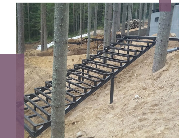 Монтаж металлических лестниц в Москве от 14209 руб. 