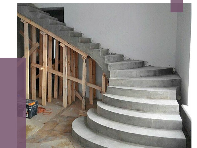 Изготовление бетонных лестниц под ключ в Москве от 20912 руб. | ПРОЛЁТМск