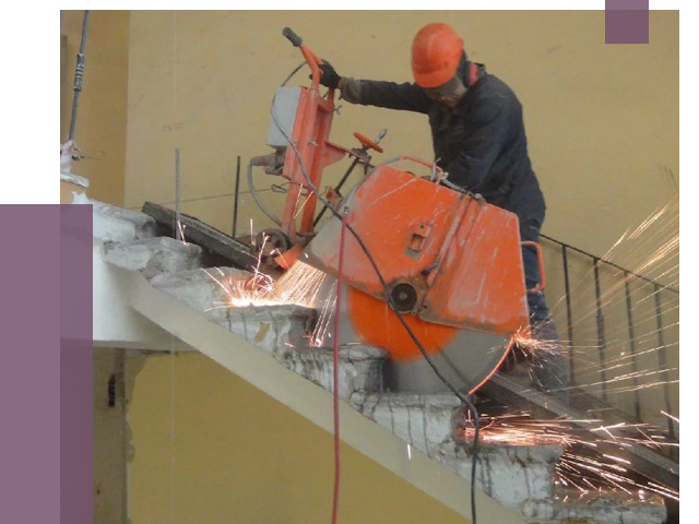 Демонтаж бетонных лестниц в Москве от 4826 руб. за м2 | ПРОЛЁТМск