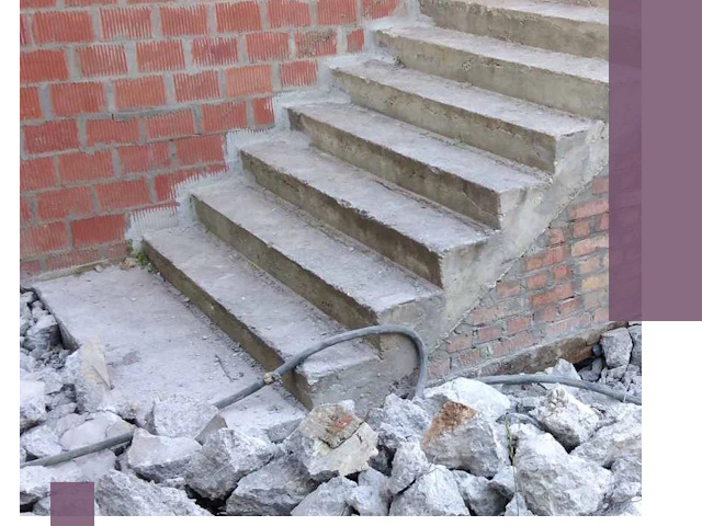 Демонтаж бетонных лестниц в Москве: быстро и безопасно