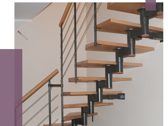 Изготовление модульных лестниц в Москве от 12065 руб. 