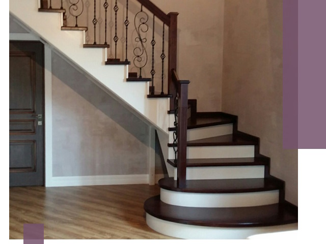 Изготовление Г-образных лестниц под ключ в Москве