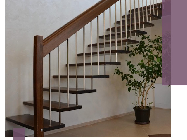 Лестницы на больцах под ключ в Москве – изготовление и монтаж