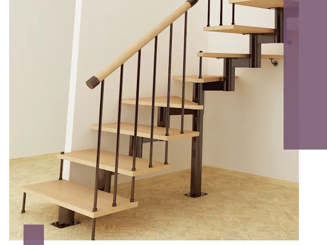 Монтаж лестниц на больцах в Москве — быстро и надежно