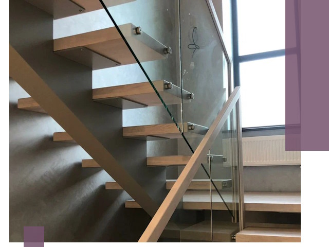 Изготовление лестниц на монокосоуре в Москве с монтажом и гарантией