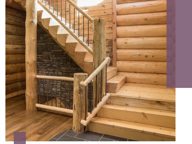 Лестницы в баню под заказ и профессиональный монтаж в Москве