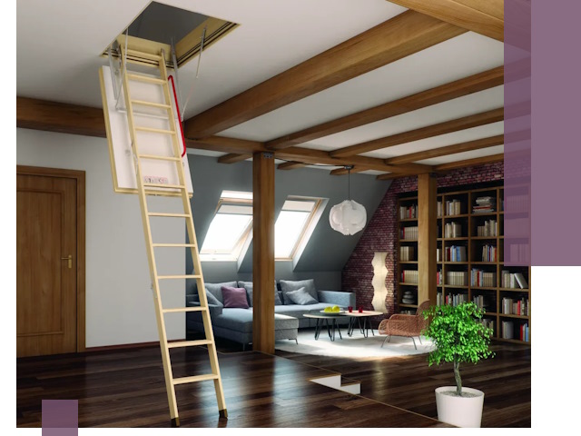 Чердачные лестницы под ключ в Москве: изготовление и монтаж