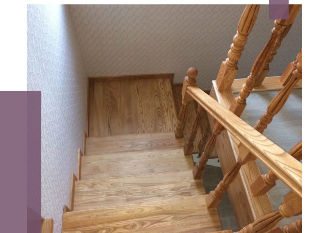 Сосновые лестницы в Москве под ключ от 8472 руб.  | ПРОЛЁТМск