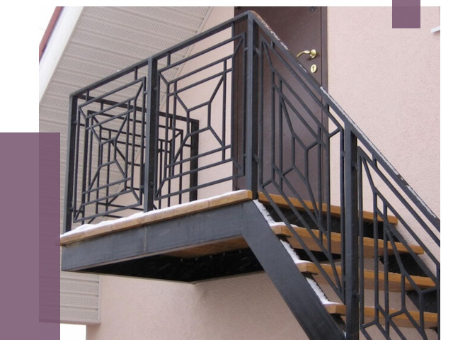 Металлические перила в Москве от 4504 руб.  | ПРОЛЁТМск