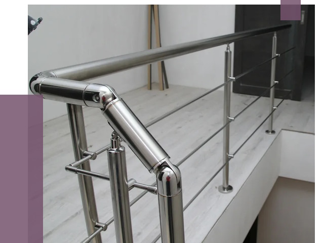 Перила из нержавеющей стали в Москве от 9437 руб. под ключ | ПРОЛЁТМск