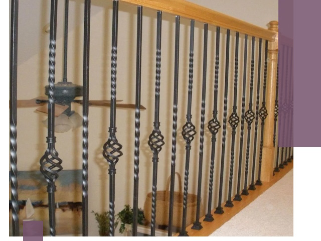 Изготовление и монтаж кованных перил в Москве под ключ