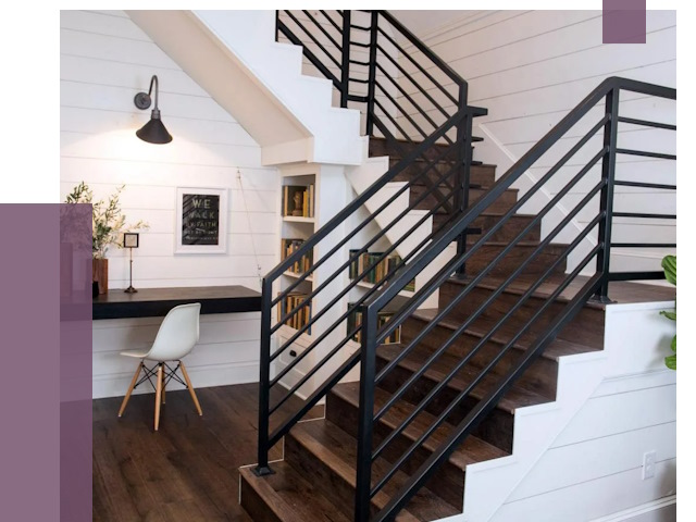 Перила для лестницы в доме в Москве от 7775 руб. — ПРОЛЁТМск