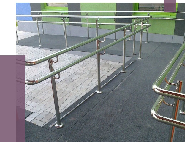 Ограждения пандусов в Москве от 4558 руб. монтаж | ПРОЛЁТМск
