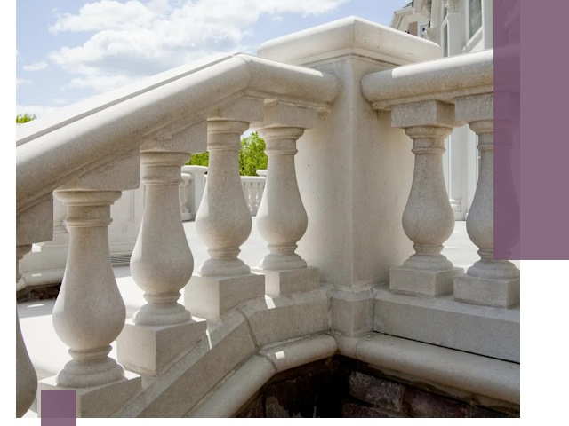 Балюстрады из металла и камня под ключ в Москве