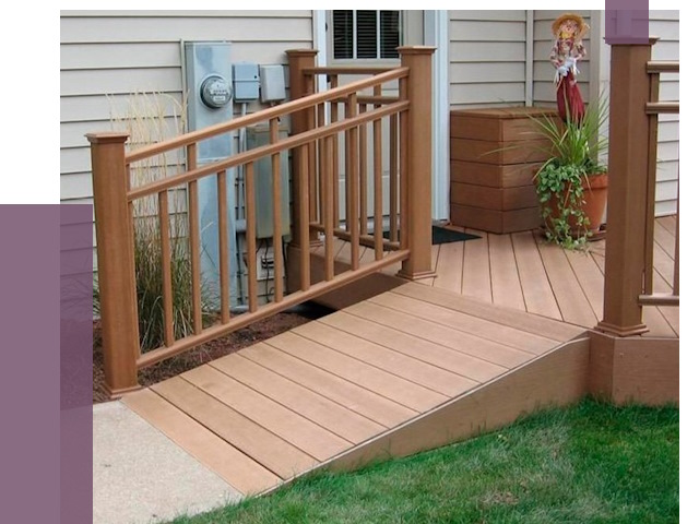 Пандус на крыльцо в Москве под ключ от 8150 руб. 