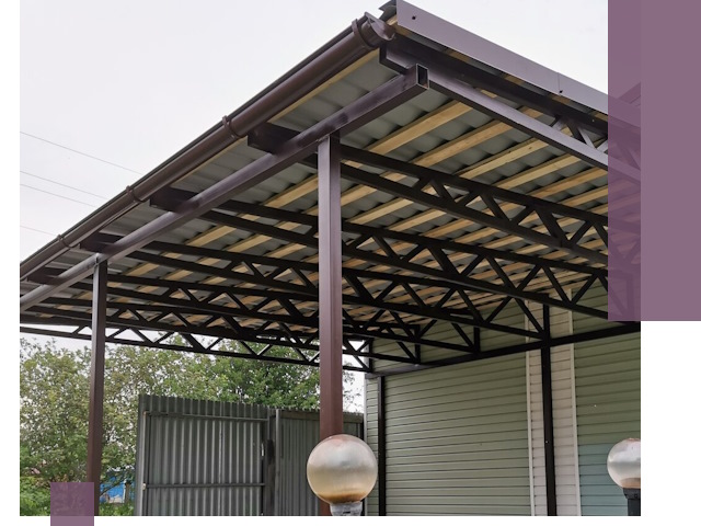 Навесы под ключ в Москве: изготовление, монтаж и гарантия