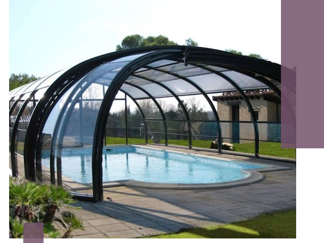 Навесы для бассейна в Москве: изготовление и монтаж под ключ