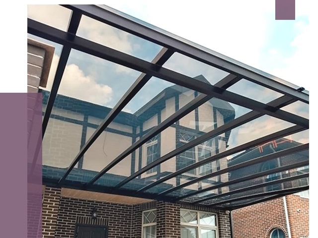 Навесы из поликарбоната в Москве от 9030 руб. под ключ — ПРОЛЁТМск