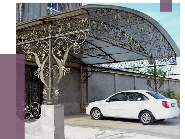 Кованые навесы в Москве от 15282 руб. | ПРОЛЁТМск