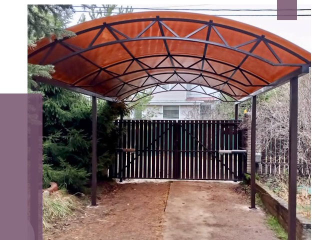 Арочные навесы в Москве от 13351 руб. — изготовление и монтаж | ПРОЛЁТМск