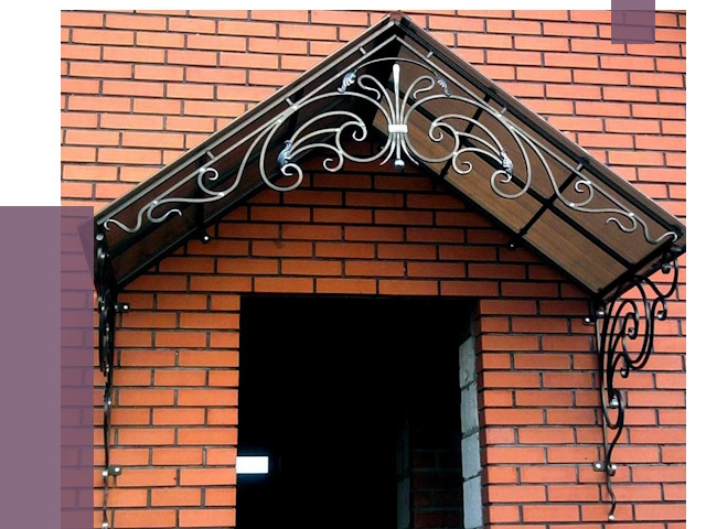 Металлические козырьки в Москве от 11207 руб. 