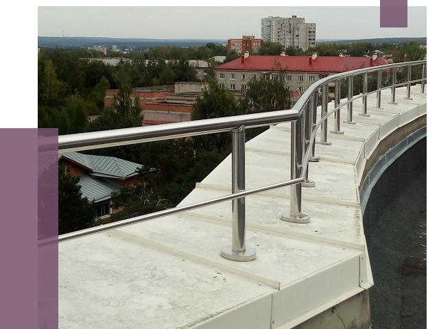 Парапеты и ограждения кровли в Москве от 5201 руб. 