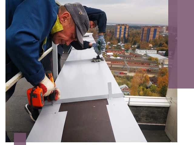 Монтаж парапетов в Москве — установка прочных металлических ограждений