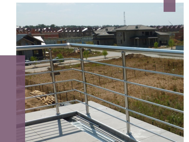 Парапеты из нержавеющей стали в Москве от 8365 руб. за м² | ПРОЛЁТМск