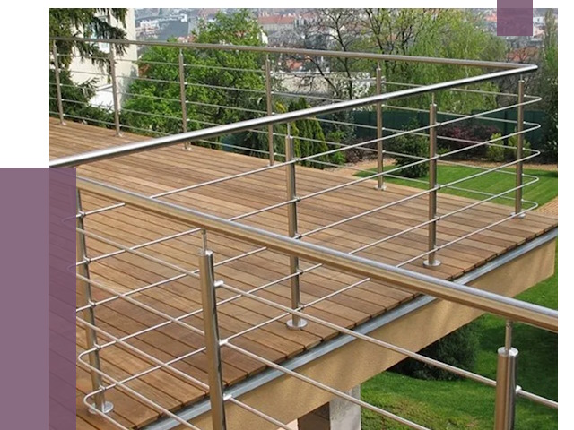 Алюминиевые парапеты в Москве под ключ от 8150 руб. 