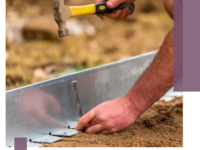 Монтаж металлических бордюров в Москве быстро и качественно