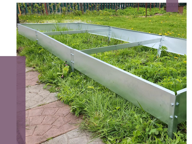 Металлические бордюры для грядок в Москве от 1877 руб. 