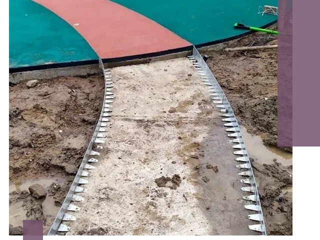 Металлические бордюры для дорожек в Москве — монтаж и изготовление