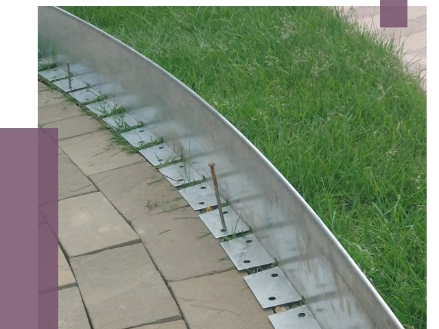 Металлические бордюры для тротуаров в Москве от 9115 руб.