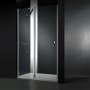 Дверь душевая CEZARES Elena 1200х1850мм одна распашная створка, прозрачное стекло, профиль хром